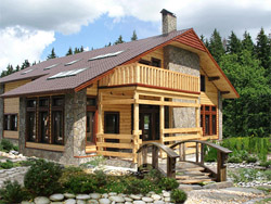Альпийский дом - шикарный вариант швейцарского шале