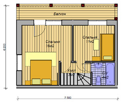 Квартира в Подмосковье - 90 кв метров, 2-й этаж